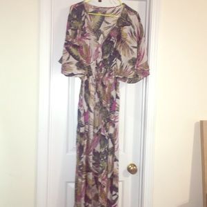 World Market Floral Maxi Dress L/XL